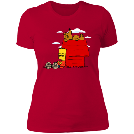 T-Shirts Red / S Bart Brown o Yellownuts Women's Premium T-Shirt