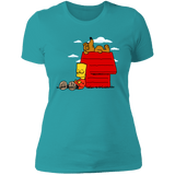 T-Shirts Tahiti Blue / S Bart Brown o Yellownuts Women's Premium T-Shirt