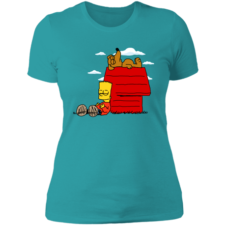 T-Shirts Tahiti Blue / S Bart Brown o Yellownuts Women's Premium T-Shirt