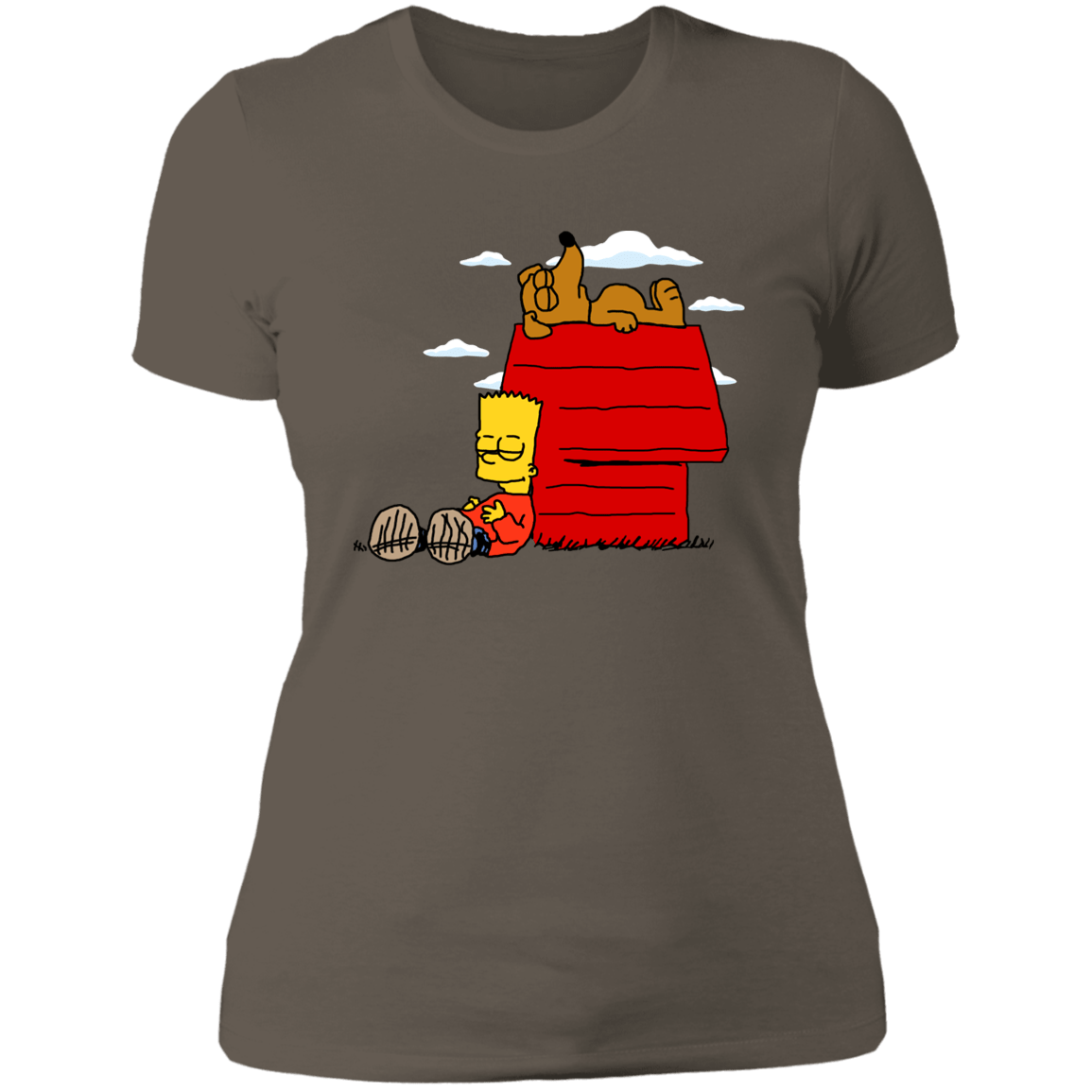 T-Shirts Warm Grey / S Bart Brown o Yellownuts Women's Premium T-Shirt