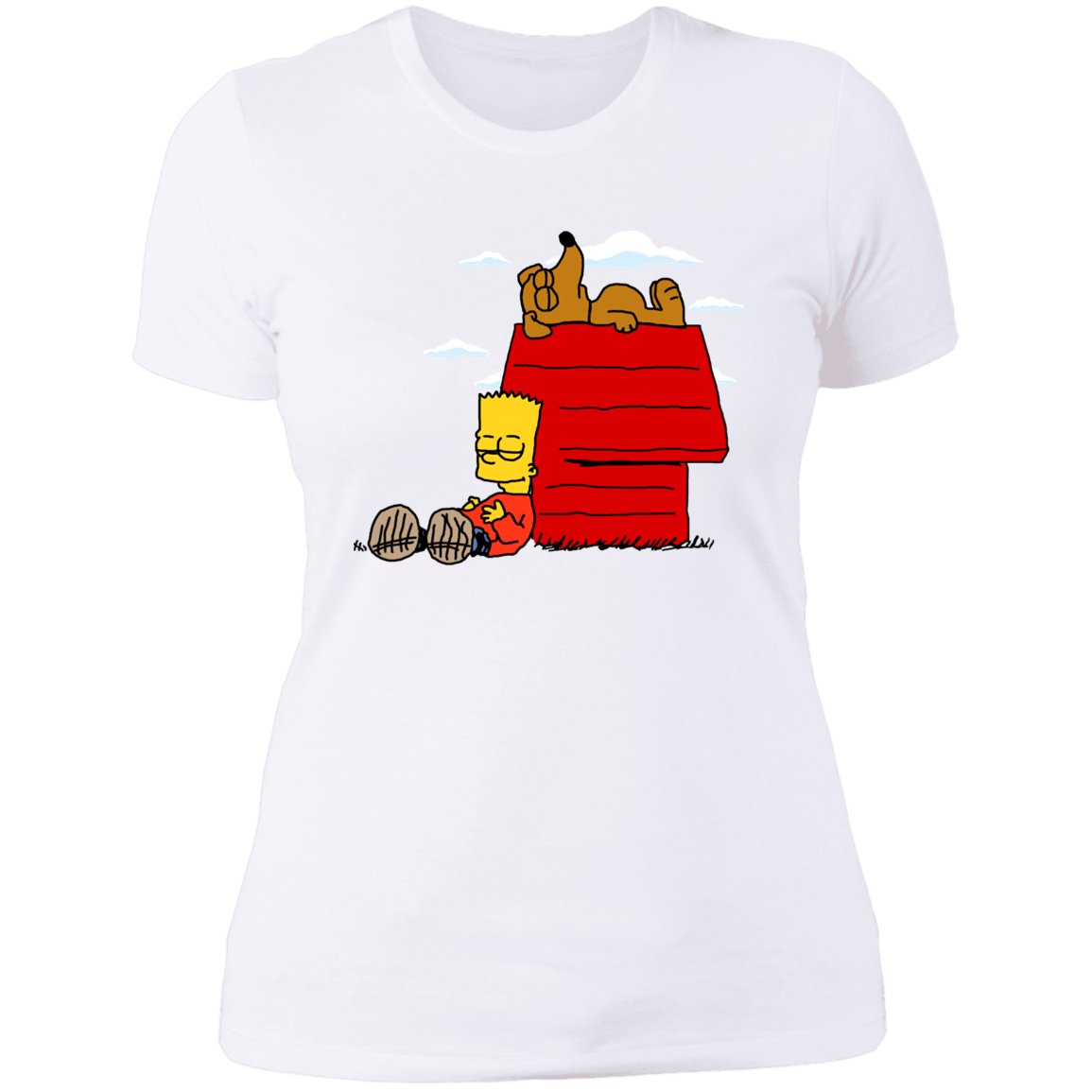 T-Shirts White / S Bart Brown o Yellownuts Women's Premium T-Shirt