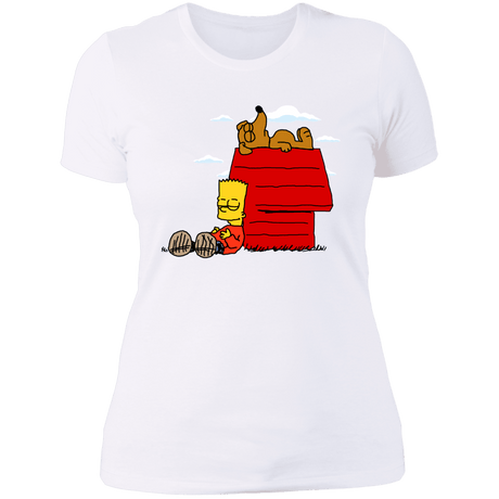 T-Shirts White / S Bart Brown o Yellownuts Women's Premium T-Shirt