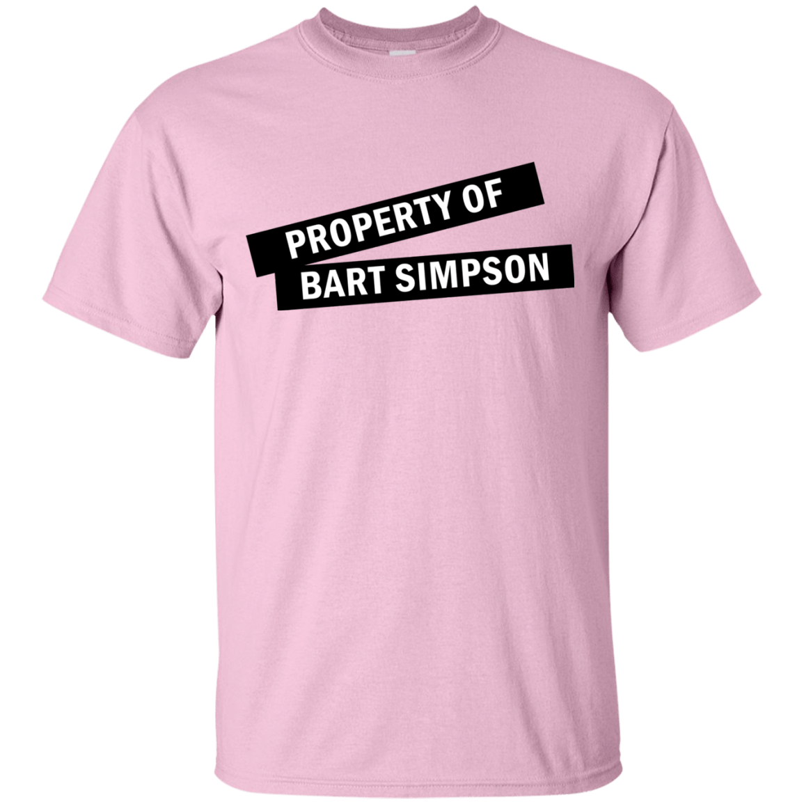 T-Shirts Light Pink / Small Bart Simpson T-Shirt