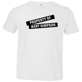 T-Shirts White / 2T Bart Simpson Toddler Premium T-Shirt