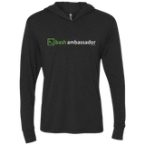 T-Shirts Vintage Black / X-Small Bash Ambassador Triblend Long Sleeve Hoodie Tee