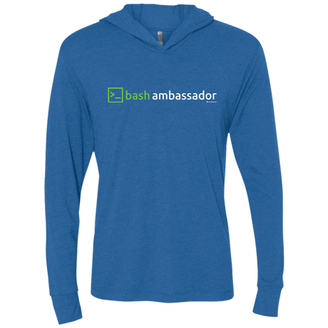 T-Shirts Vintage Royal / X-Small Bash Ambassador Triblend Long Sleeve Hoodie Tee