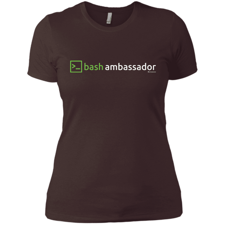 T-Shirts Dark Chocolate / X-Small Bash Ambassador Women's Premium T-Shirt