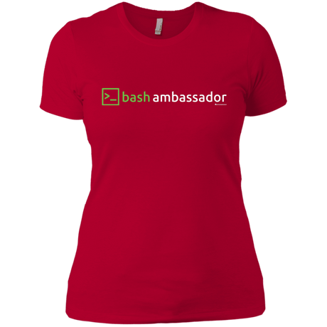 T-Shirts Red / X-Small Bash Ambassador Women's Premium T-Shirt