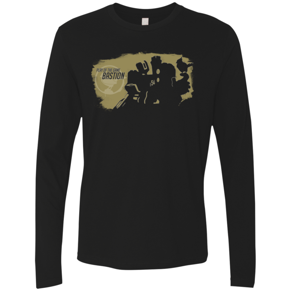 T-Shirts Black / Small Bastion Base Men's Premium Long Sleeve