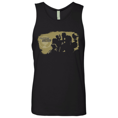 T-Shirts Black / Small Bastion Base Men's Premium Tank Top
