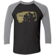 T-Shirts Vintage Black/Premium Heather / X-Small Bastion Base Men's Triblend 3/4 Sleeve