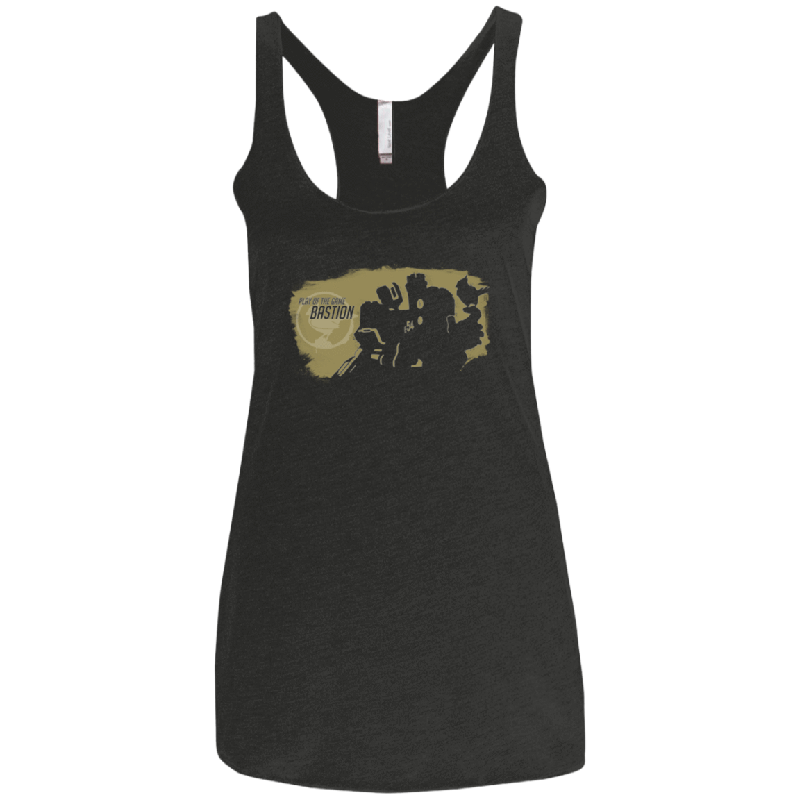 T-Shirts Vintage Black / X-Small Bastion Base Women's Triblend Racerback Tank
