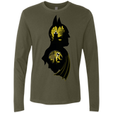 T-Shirts Military Green / Small Bat Detective Men's Premium Long Sleeve