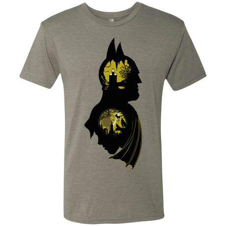 T-Shirts Venetian Grey / Small Bat Detective Men's Triblend T-Shirt