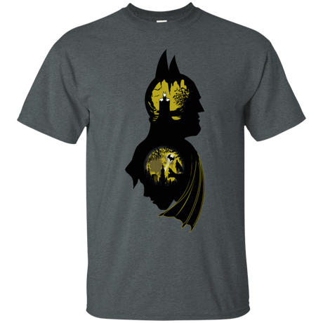 T-Shirts Dark Heather / Small Bat Detective T-Shirt