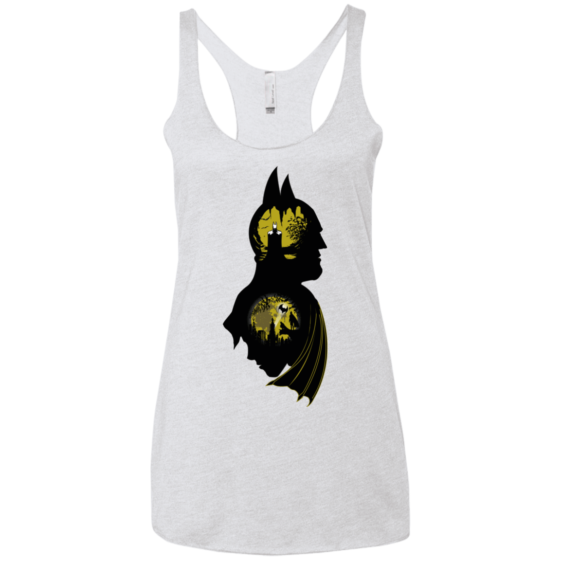 T-Shirts Heather White / X-Small Bat Detective Women's Triblend Racerback Tank
