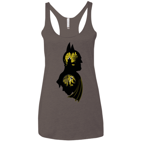 T-Shirts Macchiato / X-Small Bat Detective Women's Triblend Racerback Tank