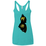 T-Shirts Tahiti Blue / X-Small Bat Detective Women's Triblend Racerback Tank