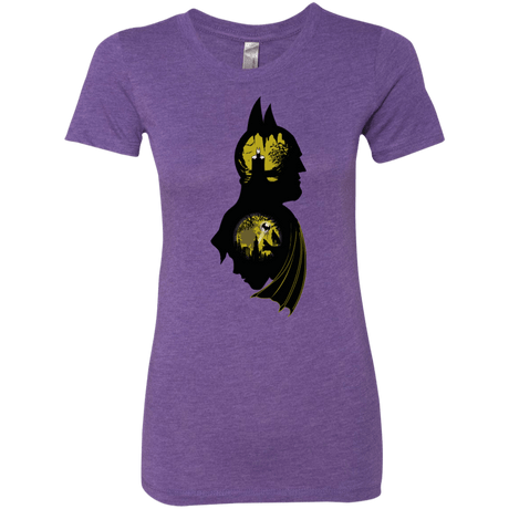 T-Shirts Purple Rush / Small Bat Detective Women's Triblend T-Shirt