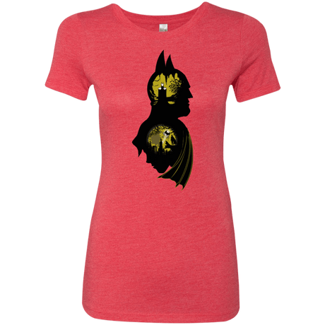 T-Shirts Vintage Red / Small Bat Detective Women's Triblend T-Shirt