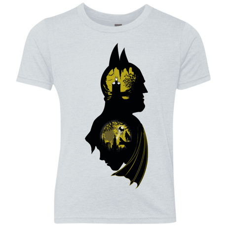 T-Shirts Heather White / YXS Bat Detective Youth Triblend T-Shirt
