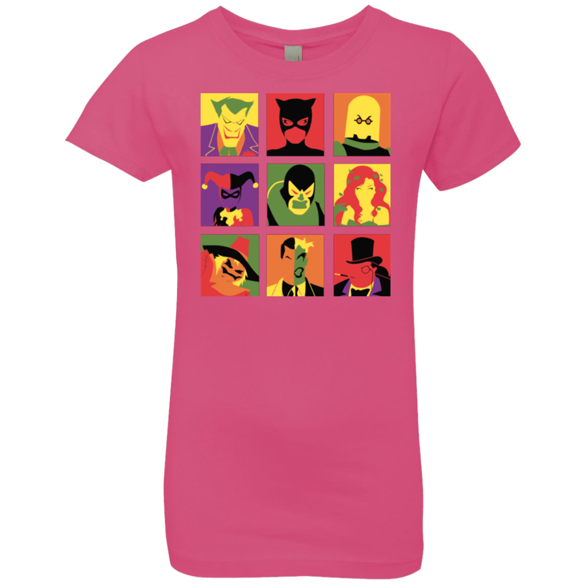 T-Shirts Hot Pink / YXS Bat Pop Girls Premium T-Shirt