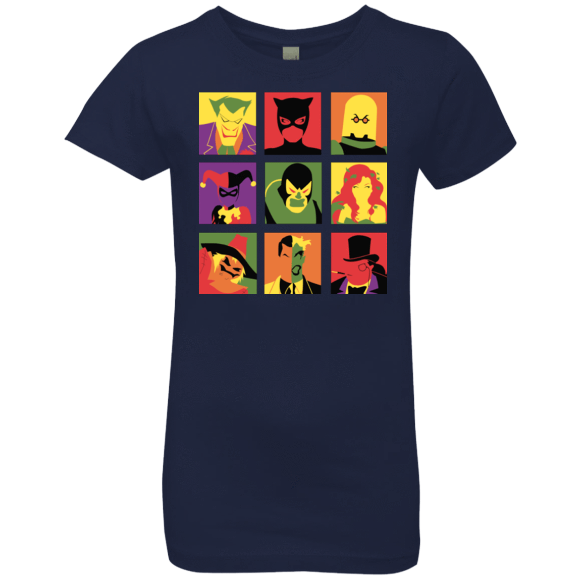 T-Shirts Midnight Navy / YXS Bat Pop Girls Premium T-Shirt