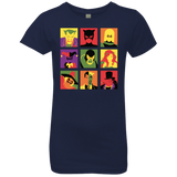 T-Shirts Midnight Navy / YXS Bat Pop Girls Premium T-Shirt