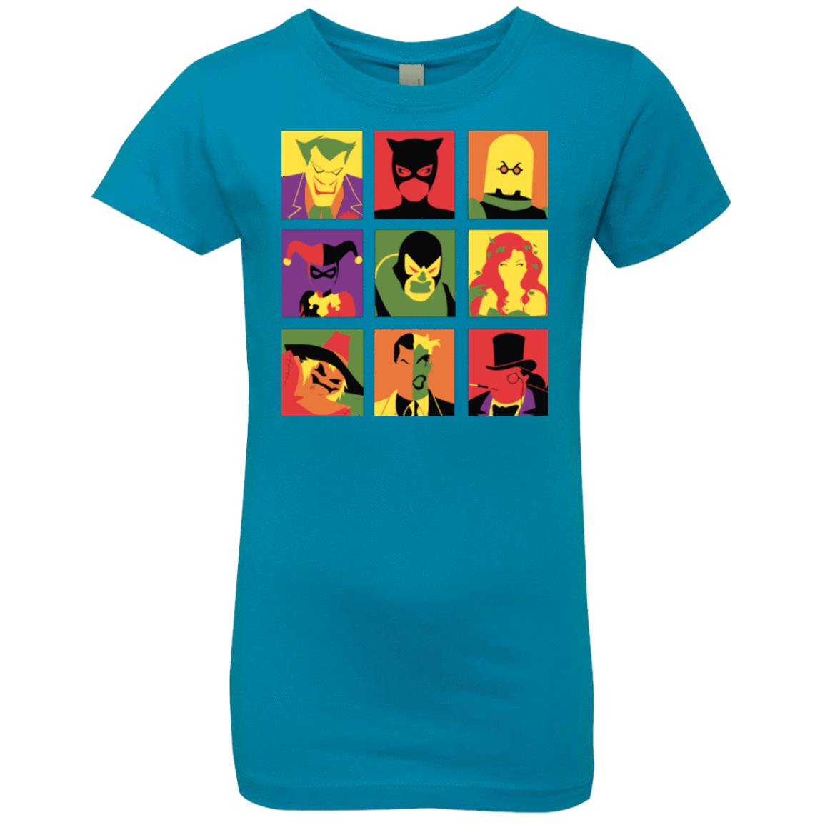 T-Shirts Turquoise / YXS Bat Pop Girls Premium T-Shirt