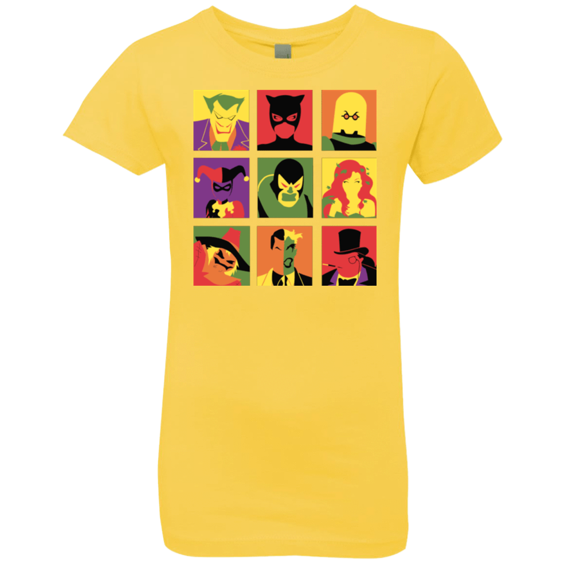 T-Shirts Vibrant Yellow / YXS Bat Pop Girls Premium T-Shirt