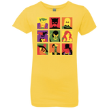 T-Shirts Vibrant Yellow / YXS Bat Pop Girls Premium T-Shirt