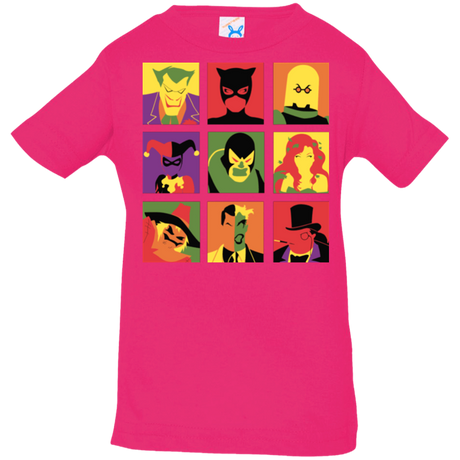 T-Shirts Hot Pink / 6 Months Bat Pop Infant PremiumT-Shirt