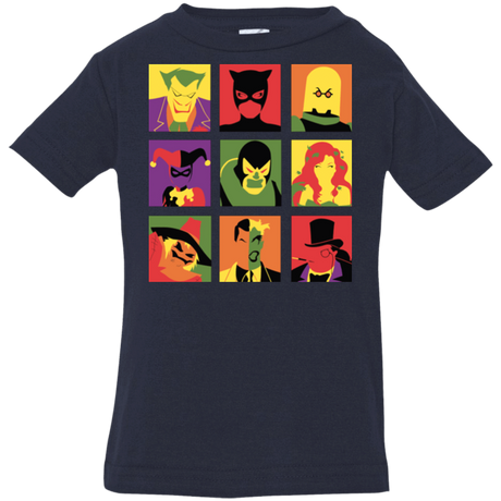 T-Shirts Navy / 6 Months Bat Pop Infant PremiumT-Shirt