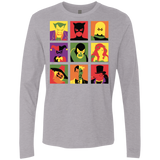 T-Shirts Heather Grey / Small Bat Pop Men's Premium Long Sleeve