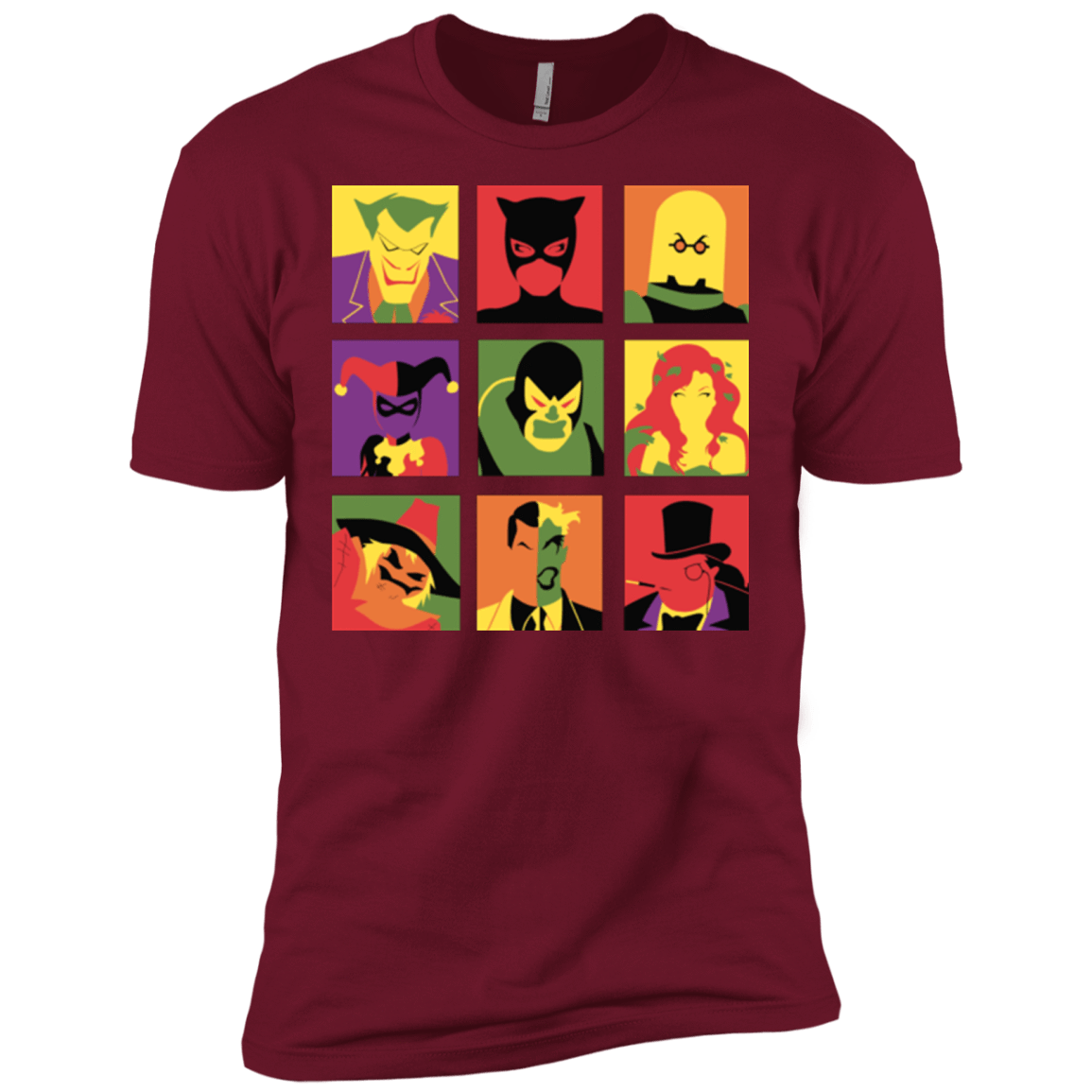 T-Shirts Cardinal / X-Small Bat Pop Men's Premium T-Shirt