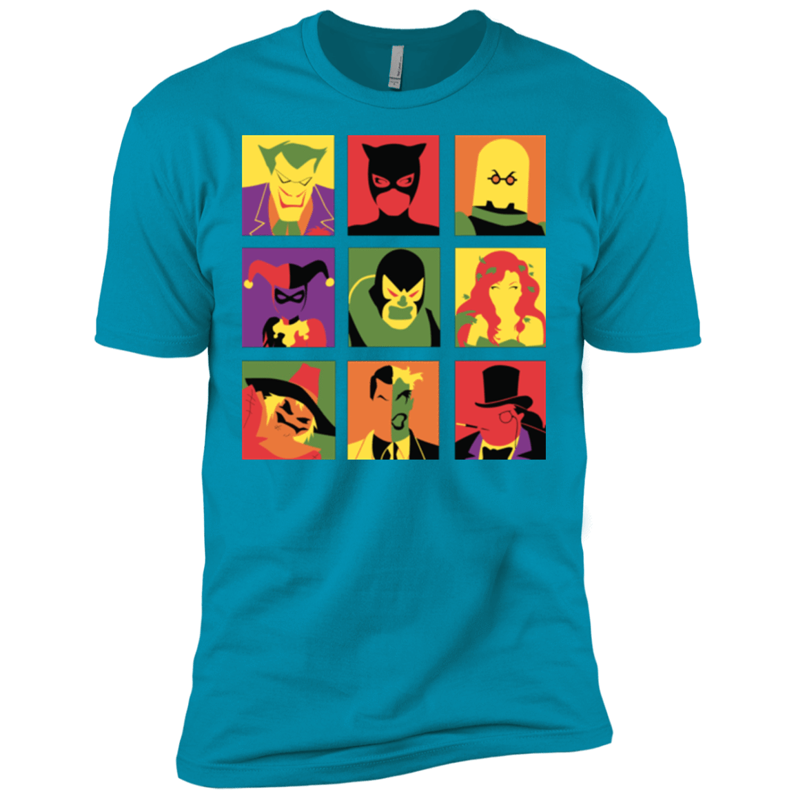 T-Shirts Turquoise / X-Small Bat Pop Men's Premium T-Shirt