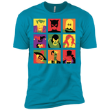 T-Shirts Turquoise / X-Small Bat Pop Men's Premium T-Shirt