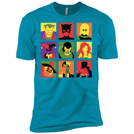 T-Shirts Turquoise / X-Small Bat Pop Men's Premium T-Shirt