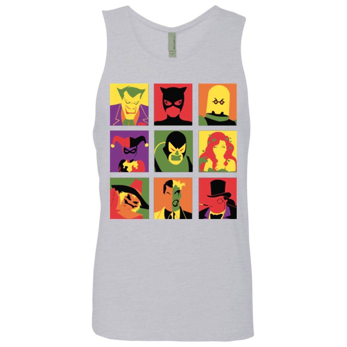 T-Shirts Heather Grey / Small Bat Pop Men's Premium Tank Top