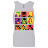 T-Shirts Heather Grey / Small Bat Pop Men's Premium Tank Top