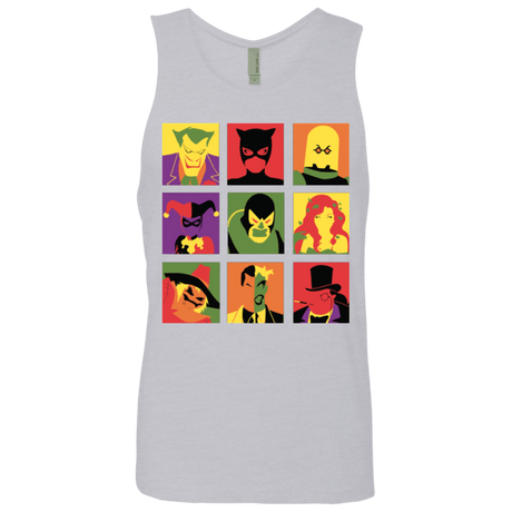 T-Shirts Heather Grey / Small Bat Pop Men's Premium Tank Top