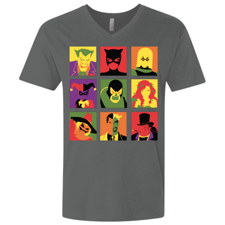 T-Shirts Heavy Metal / X-Small Bat Pop Men's Premium V-Neck