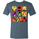 T-Shirts Indigo / Small Bat Pop Men's Triblend T-Shirt