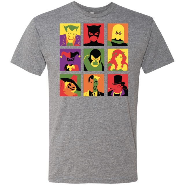 T-Shirts Premium Heather / Small Bat Pop Men's Triblend T-Shirt