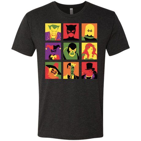 T-Shirts Vintage Black / Small Bat Pop Men's Triblend T-Shirt