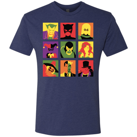 T-Shirts Vintage Navy / Small Bat Pop Men's Triblend T-Shirt