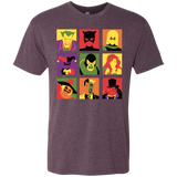 T-Shirts Vintage Purple / Small Bat Pop Men's Triblend T-Shirt