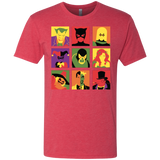 T-Shirts Vintage Red / Small Bat Pop Men's Triblend T-Shirt