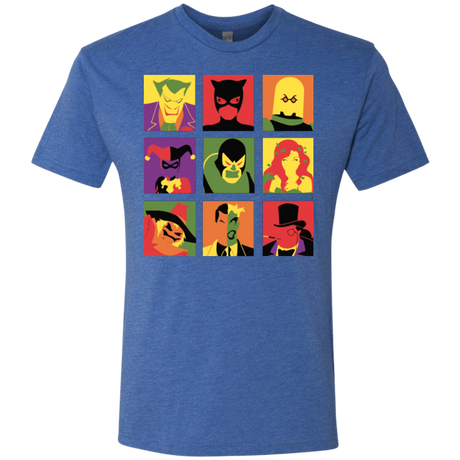 T-Shirts Vintage Royal / Small Bat Pop Men's Triblend T-Shirt