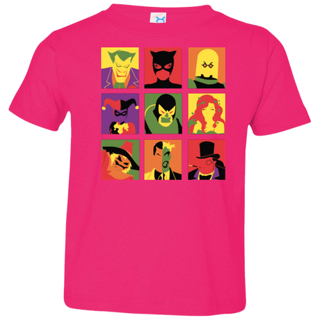 T-Shirts Hot Pink / 2T Bat Pop Toddler Premium T-Shirt